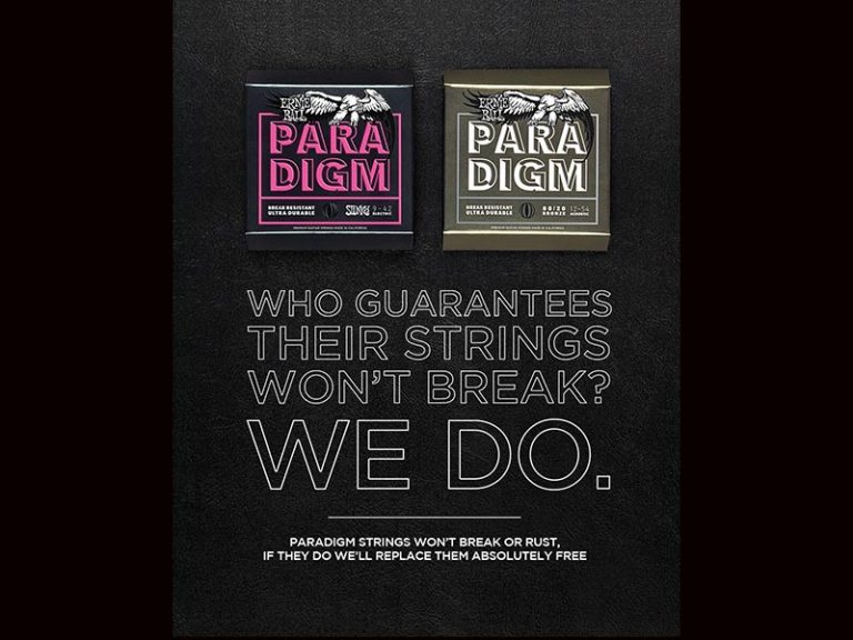 Ernie Ball launches ‘unbreakable’ Paradigm strings