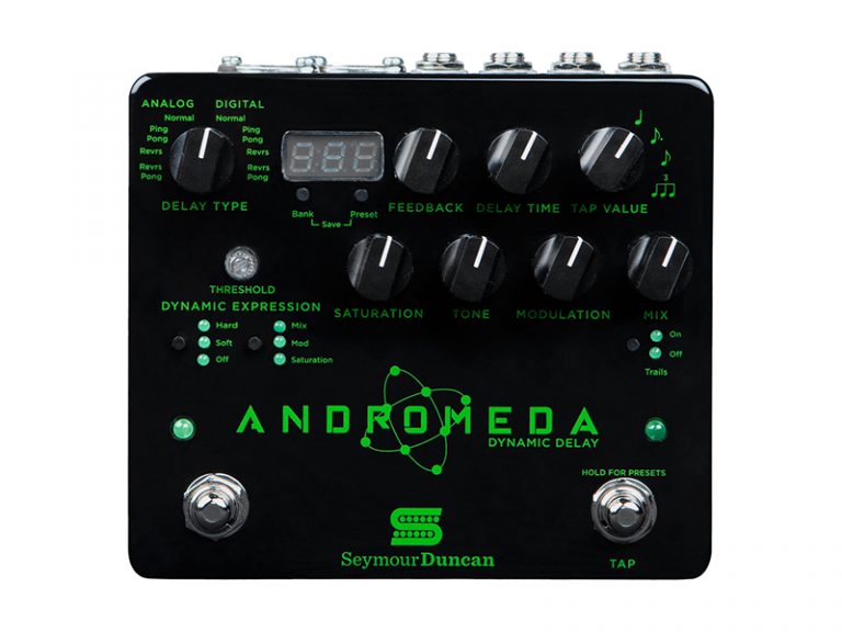 Seymour Duncan unveils Andromeda Dynamic Delay Pedal