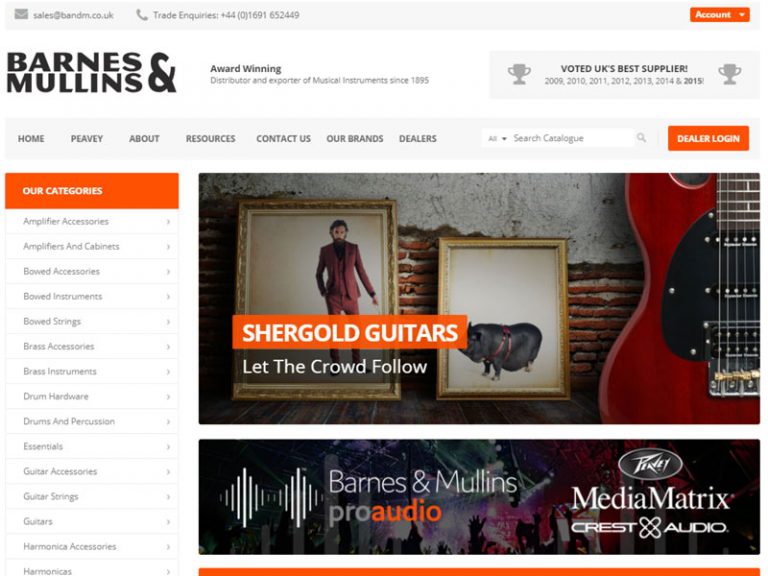 Barnes & Mullins boosts trade website