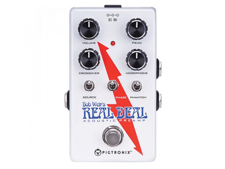 Pigtronix adds Bob Weir ‘Real Deal Signature Preamp acoustic pedal’