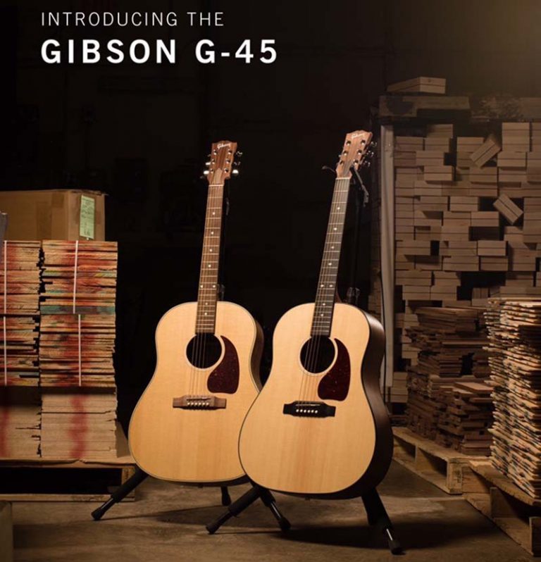 Gibson introduce G-45 acoustic series