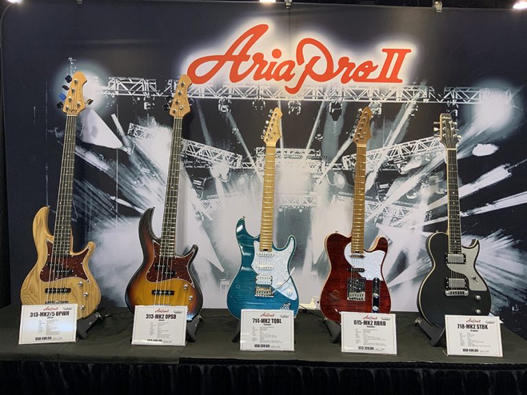 Aria Reveal New Bass and Electric Models For 2020 At NAMM