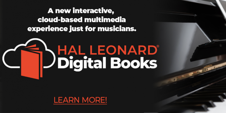 New Hal Leonard Digital Books Offer Musicians a ﻿Revolutionary E-Book Experience