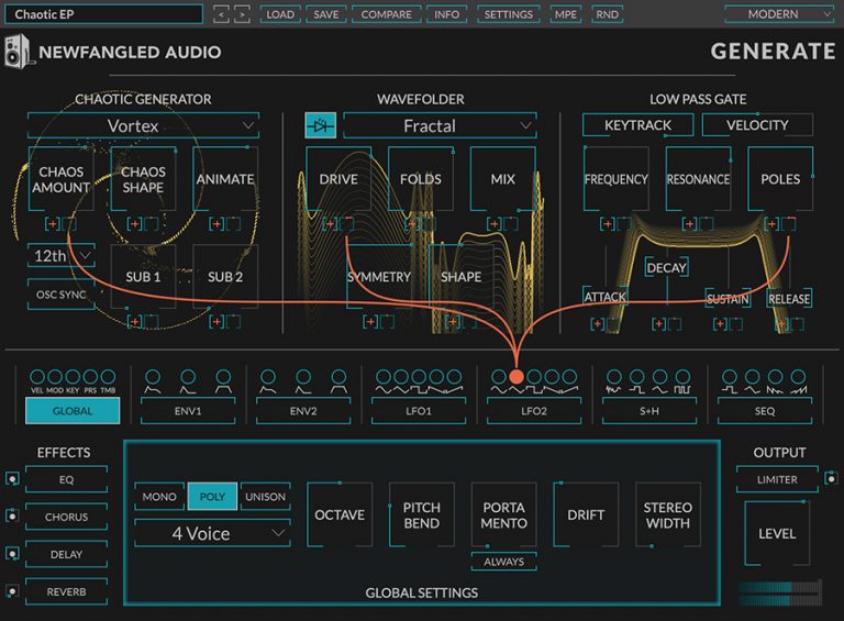 Eventide Takes Chaos to the Next Level with Newfangled Audio Generate Polysynth