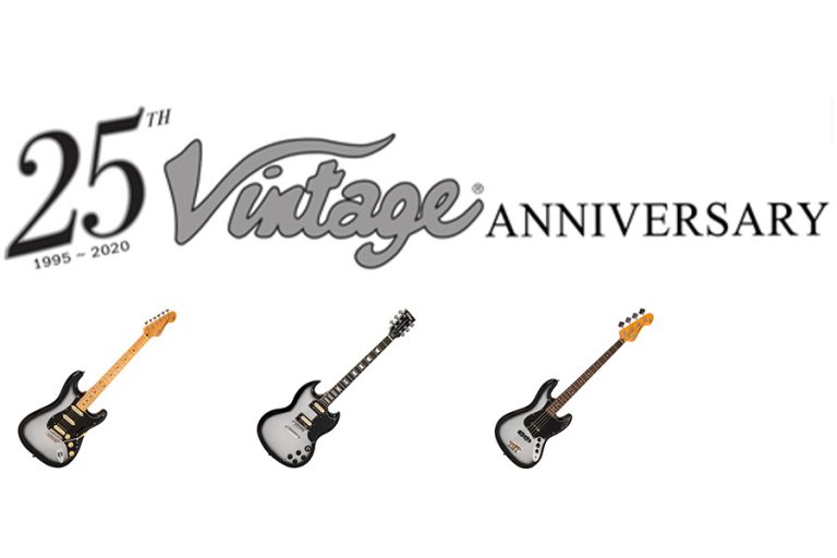 Vintage Adds Three New Models to 25th Anniversary Series Solid Bodied Electric Guitars