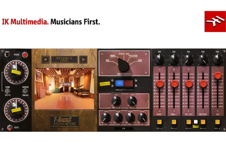 IK Multimedia announces T-RackS FAME Studio Reverb
