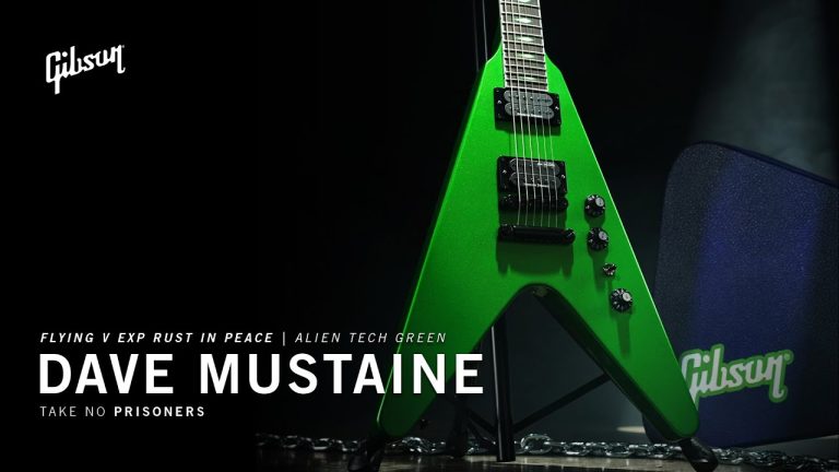 Gibson Announce Dave Mustaine Flying V EXP Rust In Peace