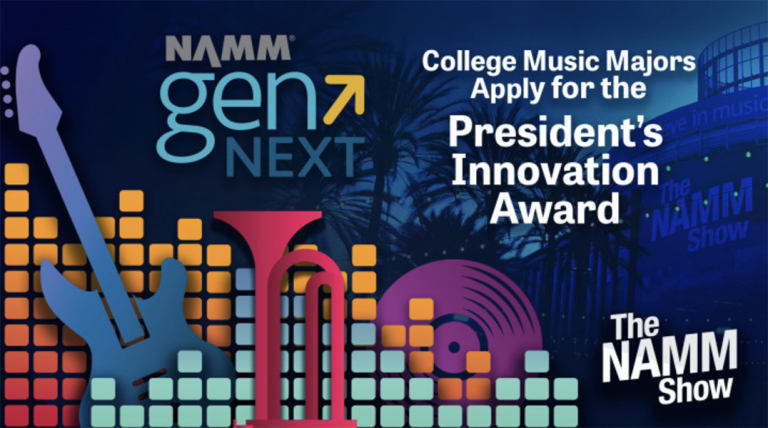 Applications for NAMM Foundation’s President’s Innovation Award are Now Open