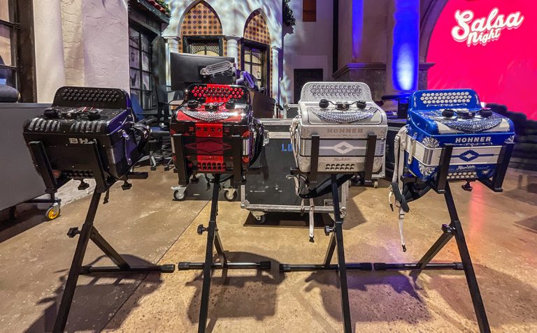 Nomad Stands Puts Accordions on a Pedestal