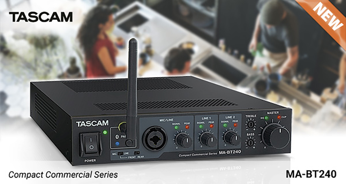 Tascam MH-40B, Multi Headphones Amplifier, MH-40, Vintage Rack