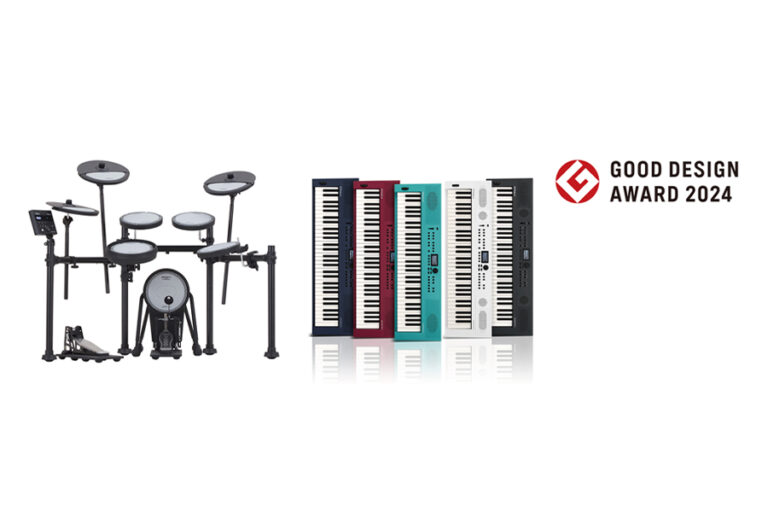 Roland V-Drums Quiet Design and Music Creation Keyboard GO:KEYS Win GOOD DESIGN AWARD 2024
