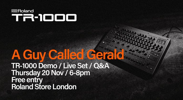 A Guy Called Gerald Live with TR-1000 at Roland Store London