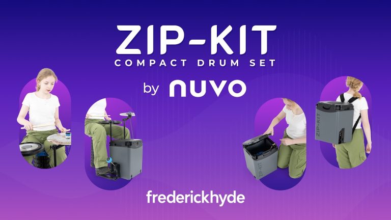 A new era for portable drumming: NUVO Zip-Kit launches in the UK