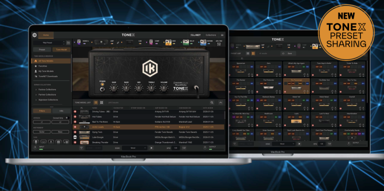 IK Multimedia Launches New TONEX Preset Sharing on ToneNET