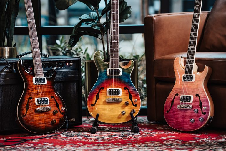 PRS Guitars Introduces Two New Hollowbody Models and Limited-Edition Amp Colorways