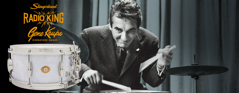 Limited Edition Gene Krupa Radio King Snare Drum from Slingerland