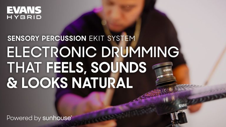 EVANS Hybrid and Sunhouse Launch New Sensory Percussion eKit System