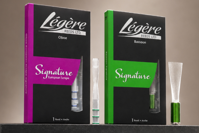 Légère Reeds launch Signature European Scrape Oboe Reed & Signature Bassoon Reed