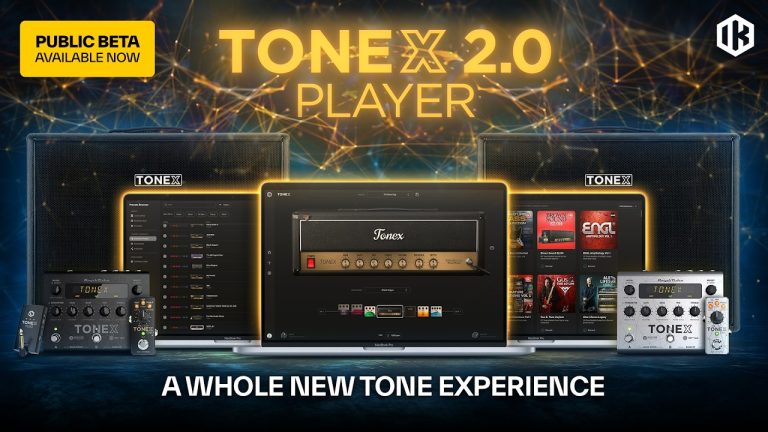 IK Multimedia Releases TONEX 2.0 Player in Public Beta