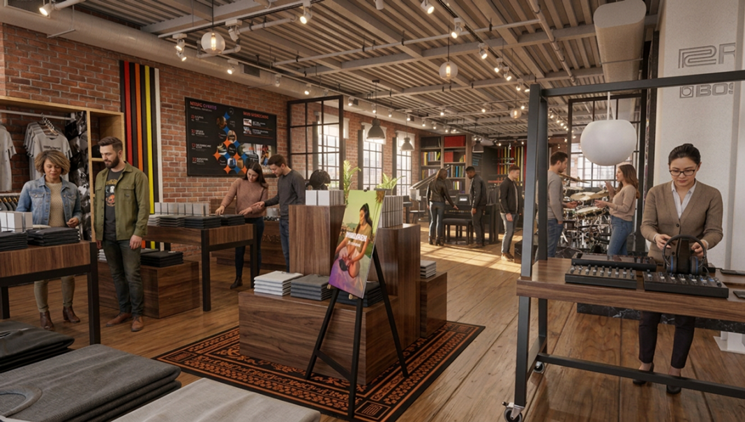 String Instruments Uk Roland Opens U.S. Flagship Store in New York City | Music Instrument News