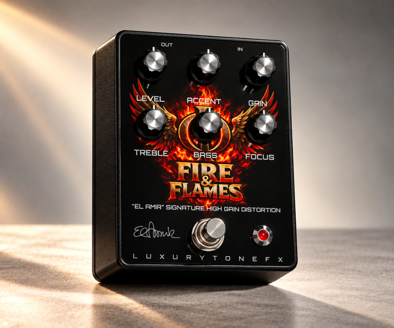 Amir John Haddad – EL AMIR Presents His New Fire & Flames Guitar Pedal